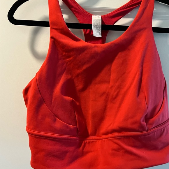 WUNDER TRAIN SPORTS BRA RED SIZE 12 - Picture 3 of 6